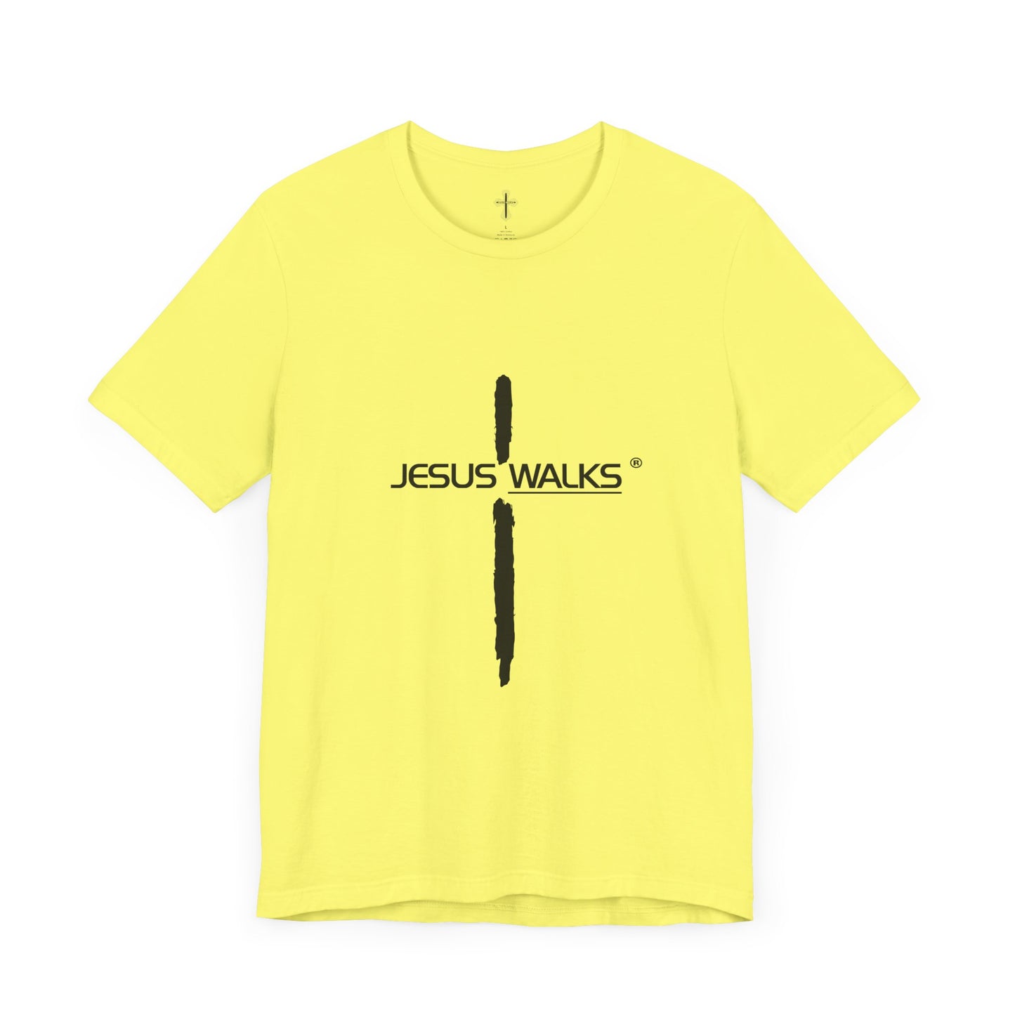 Jesus Walks Unisex Short Sleeve Big Cross Tee