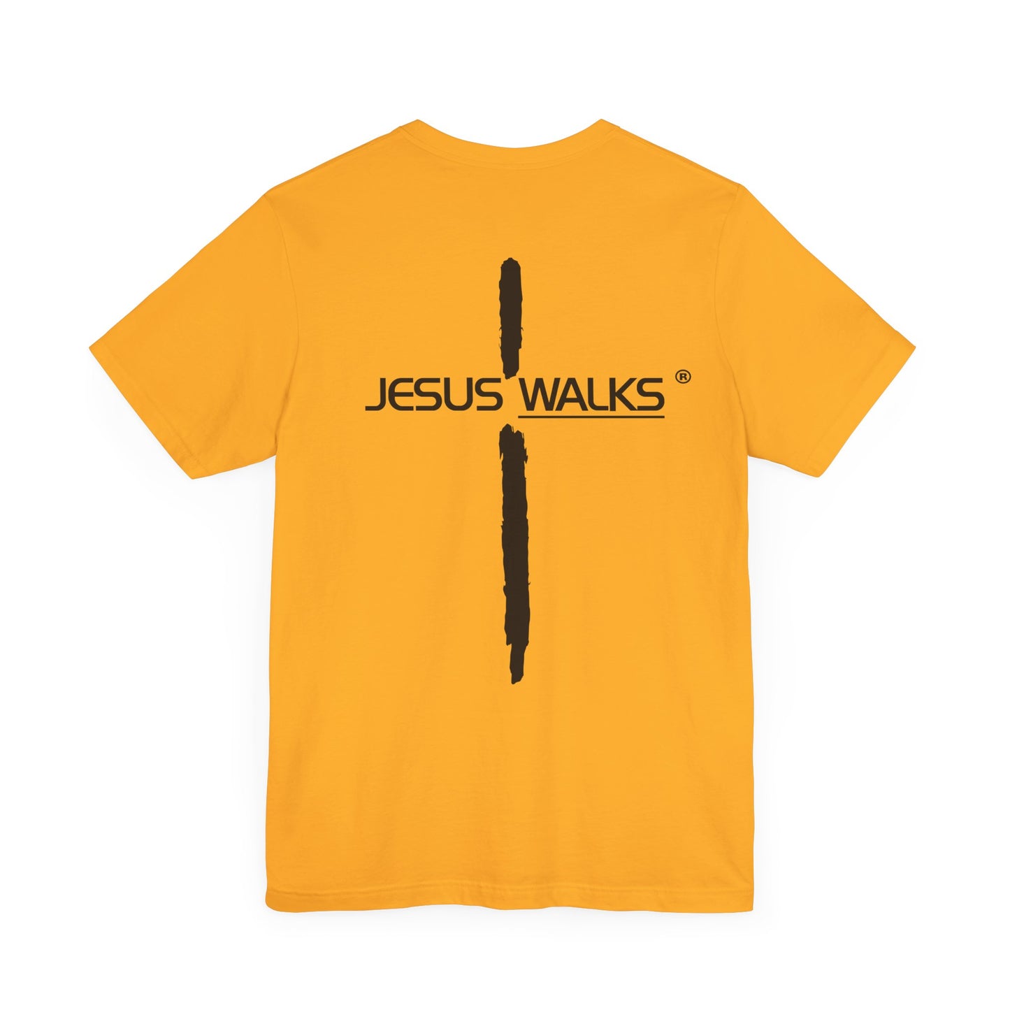 Jesus Walks Unisex Short Sleeve Big Cross Tee