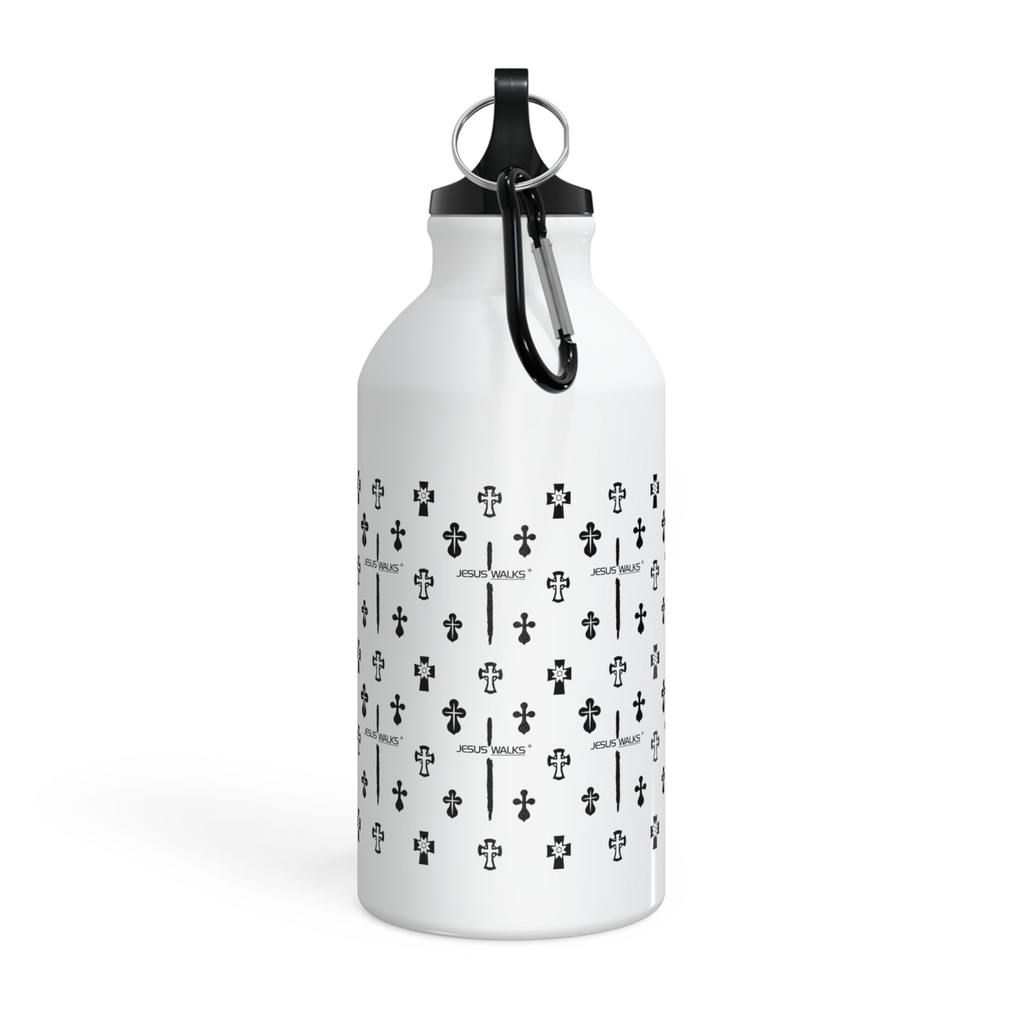 Jesus Walks Iconic Fitness Travel Water Bottle