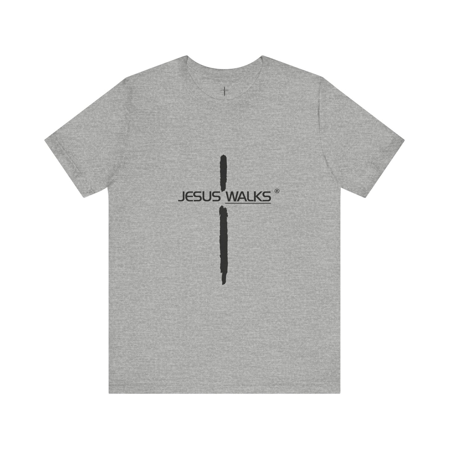 Jesus Walks Unisex Short Sleeve Big Cross Tee