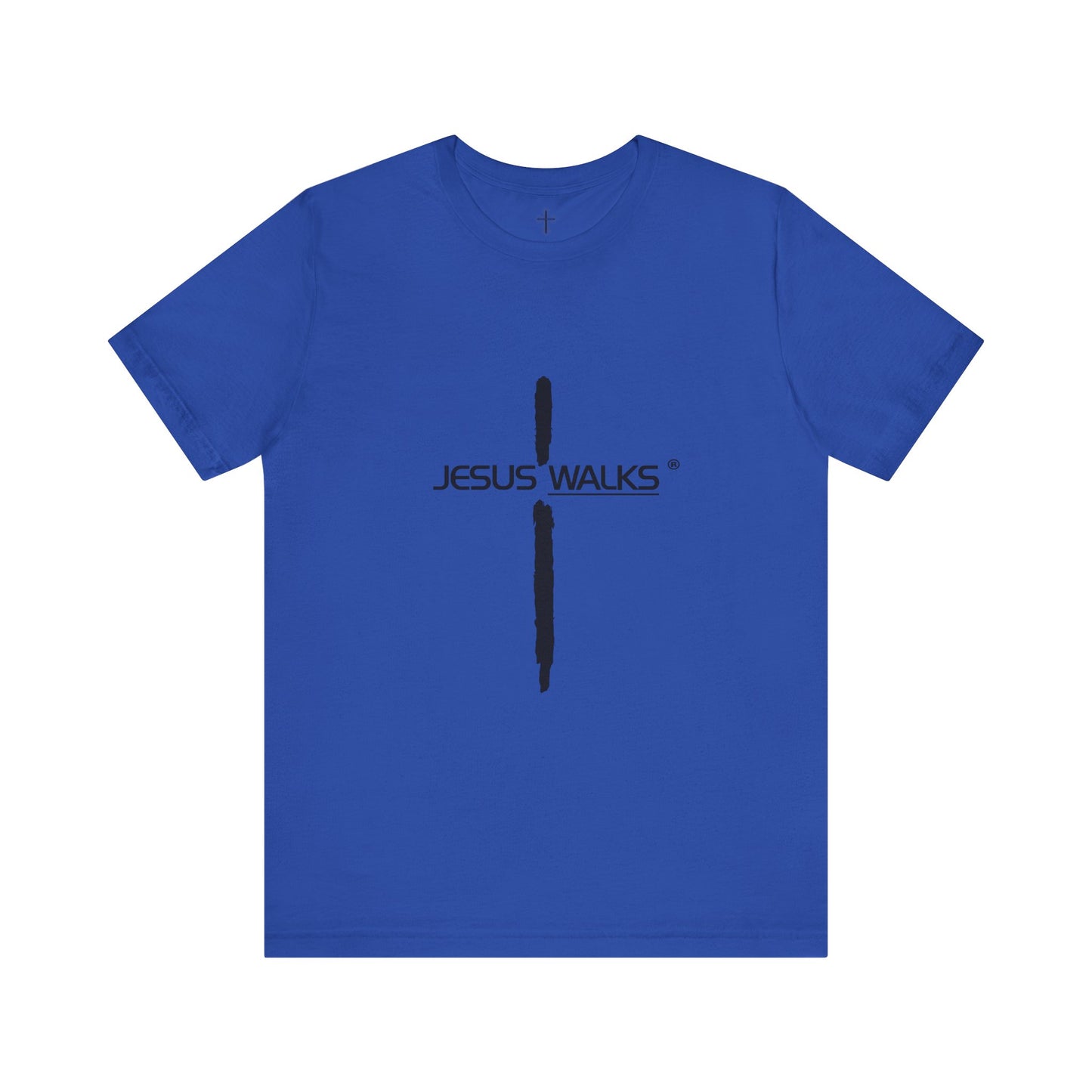 Jesus Walks Unisex Short Sleeve Big Cross Tee
