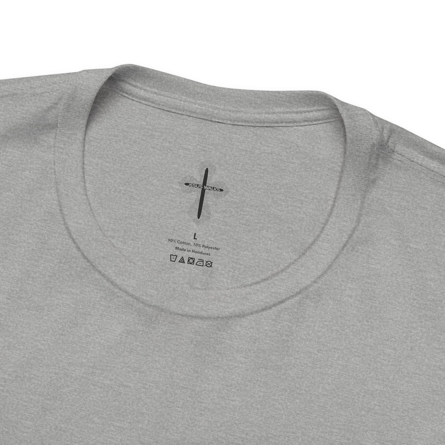 Jesus Walks Unisex Short Sleeve Big Cross Tee
