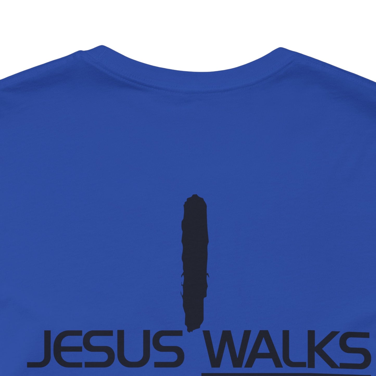 Jesus Walks Unisex Short Sleeve Big Cross Tee