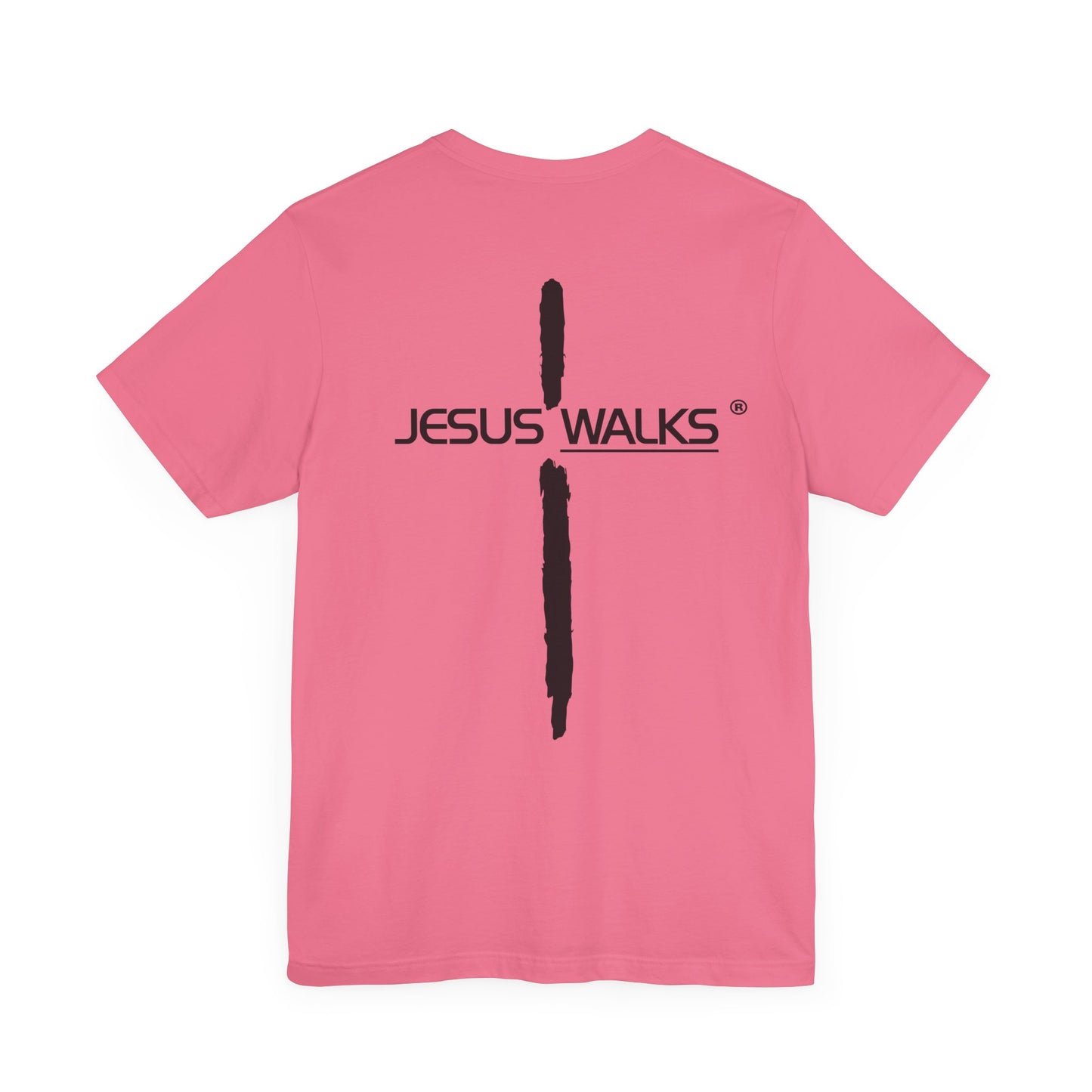 Jesus Walks Unisex Short Sleeve Big Cross Tee