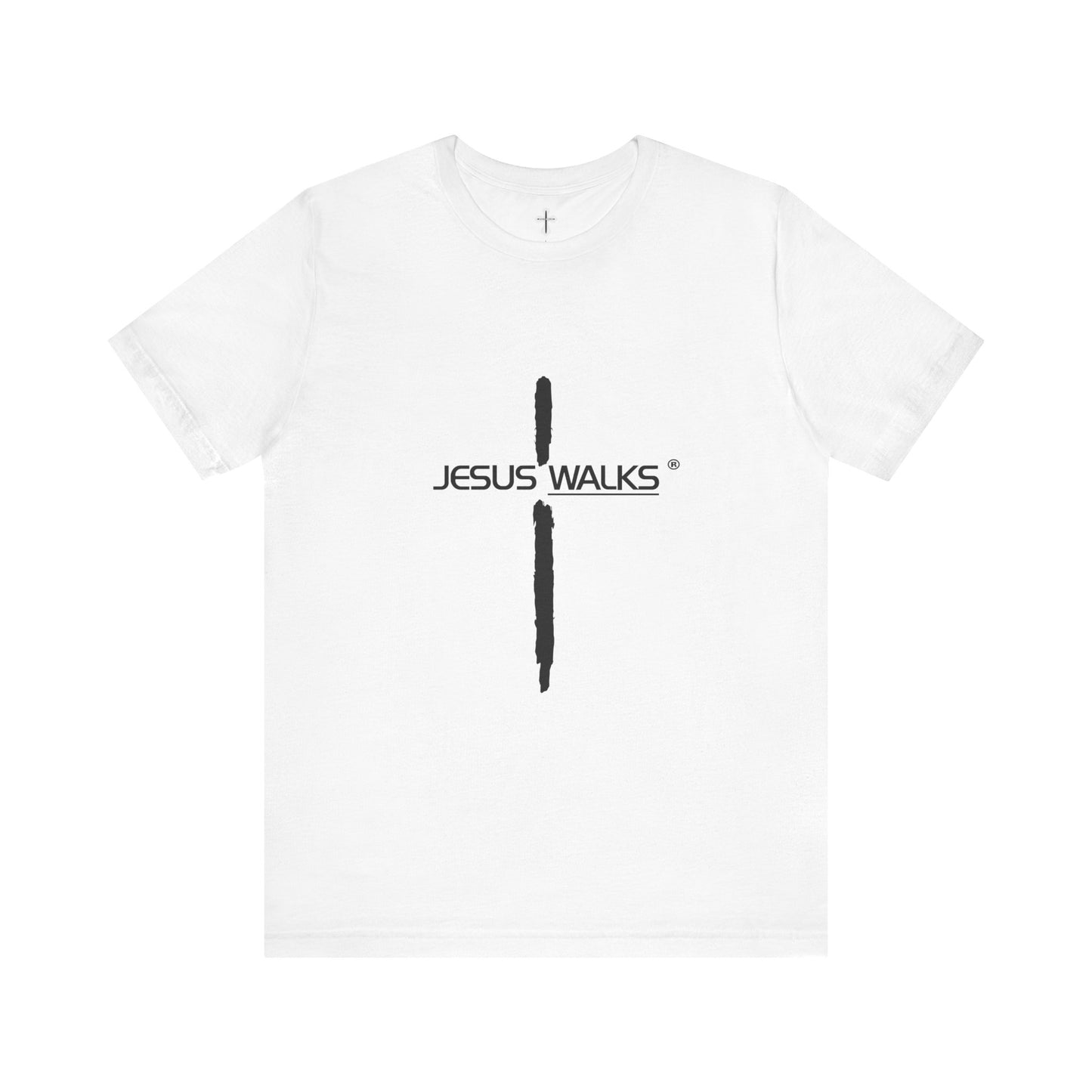 Jesus Walks Unisex Short Sleeve Big Cross Tee