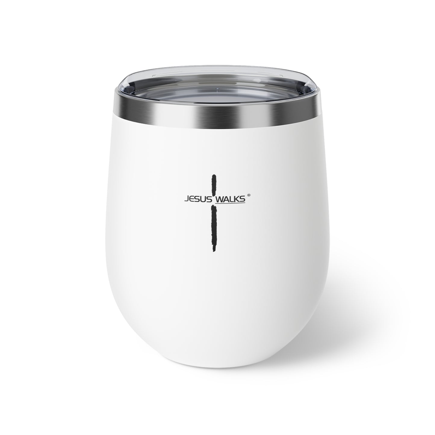 Jesus Walks Copper Vacuum Insulated Cup, 12oz