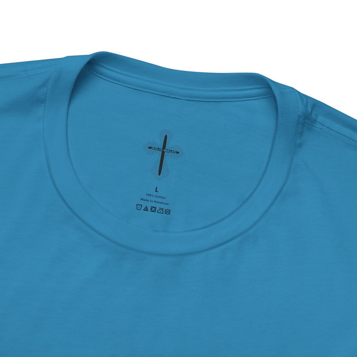 Jesus Walks Unisex Short Sleeve Big Cross Tee