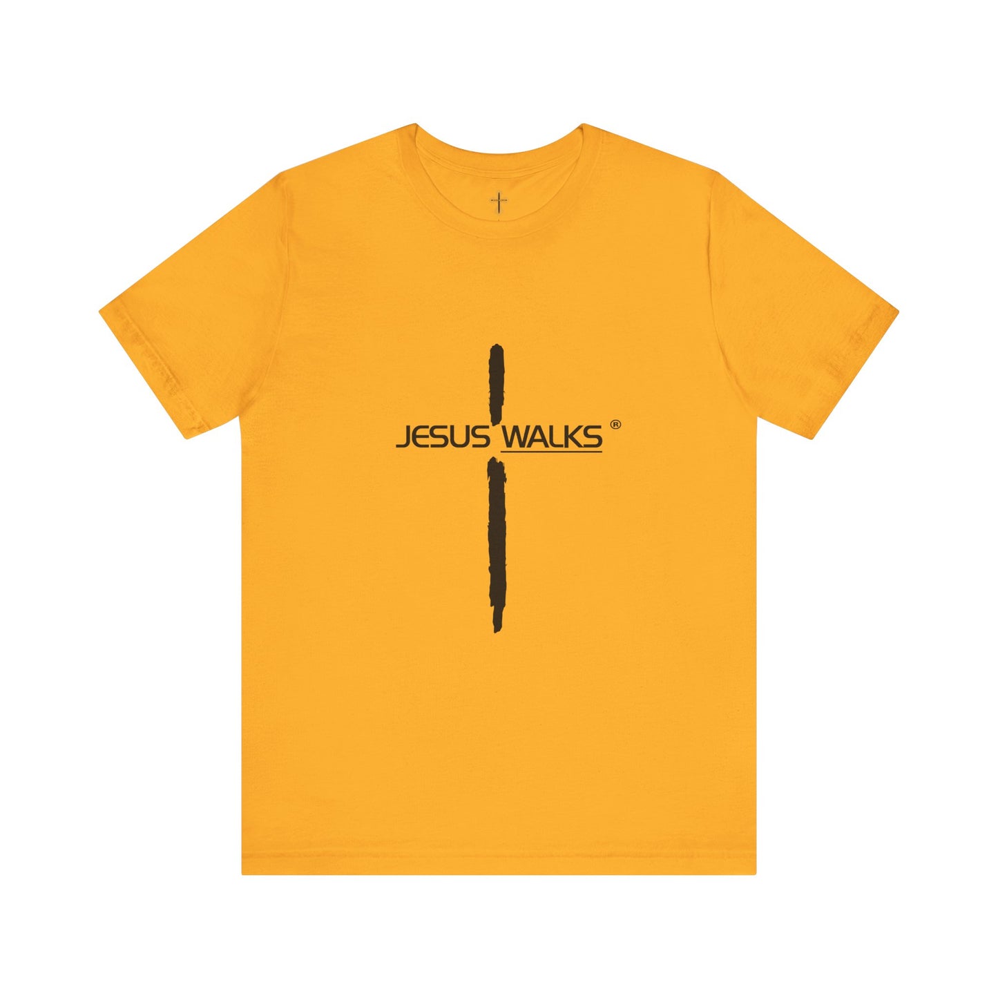 Jesus Walks Unisex Short Sleeve Big Cross Tee