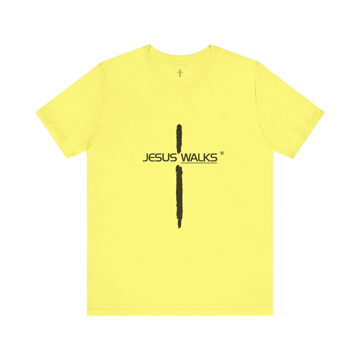 Jesus Walks Unisex Short Sleeve Big Cross Tee