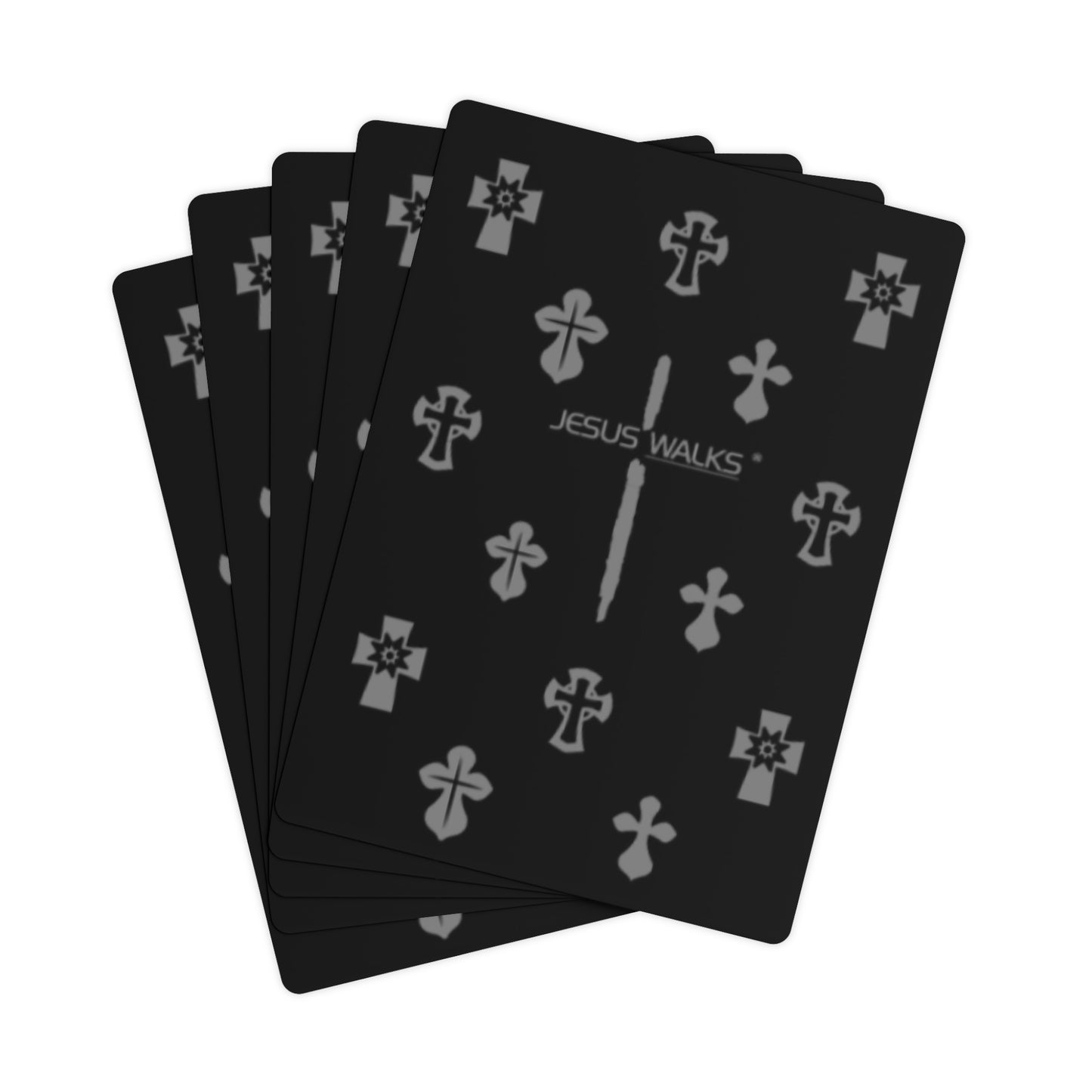 Jesus Walks Designer Playing Cards