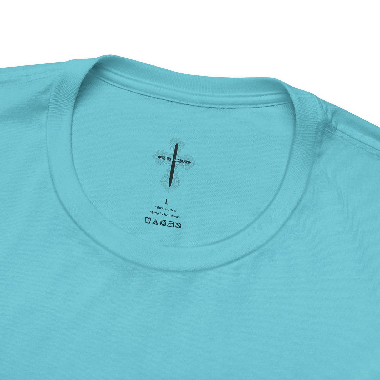 Jesus Walks Unisex Short Sleeve Big Cross Tee