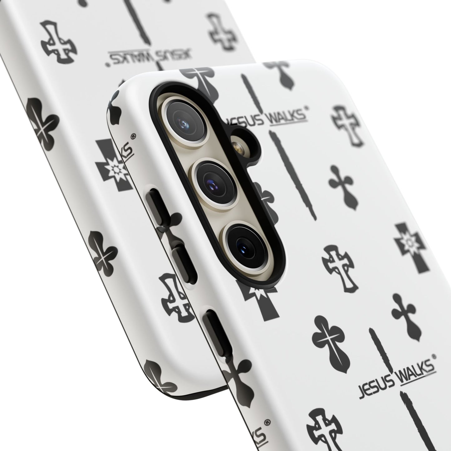 JESUS WALKS | Shockproof Phone Case Monochromatic Logo