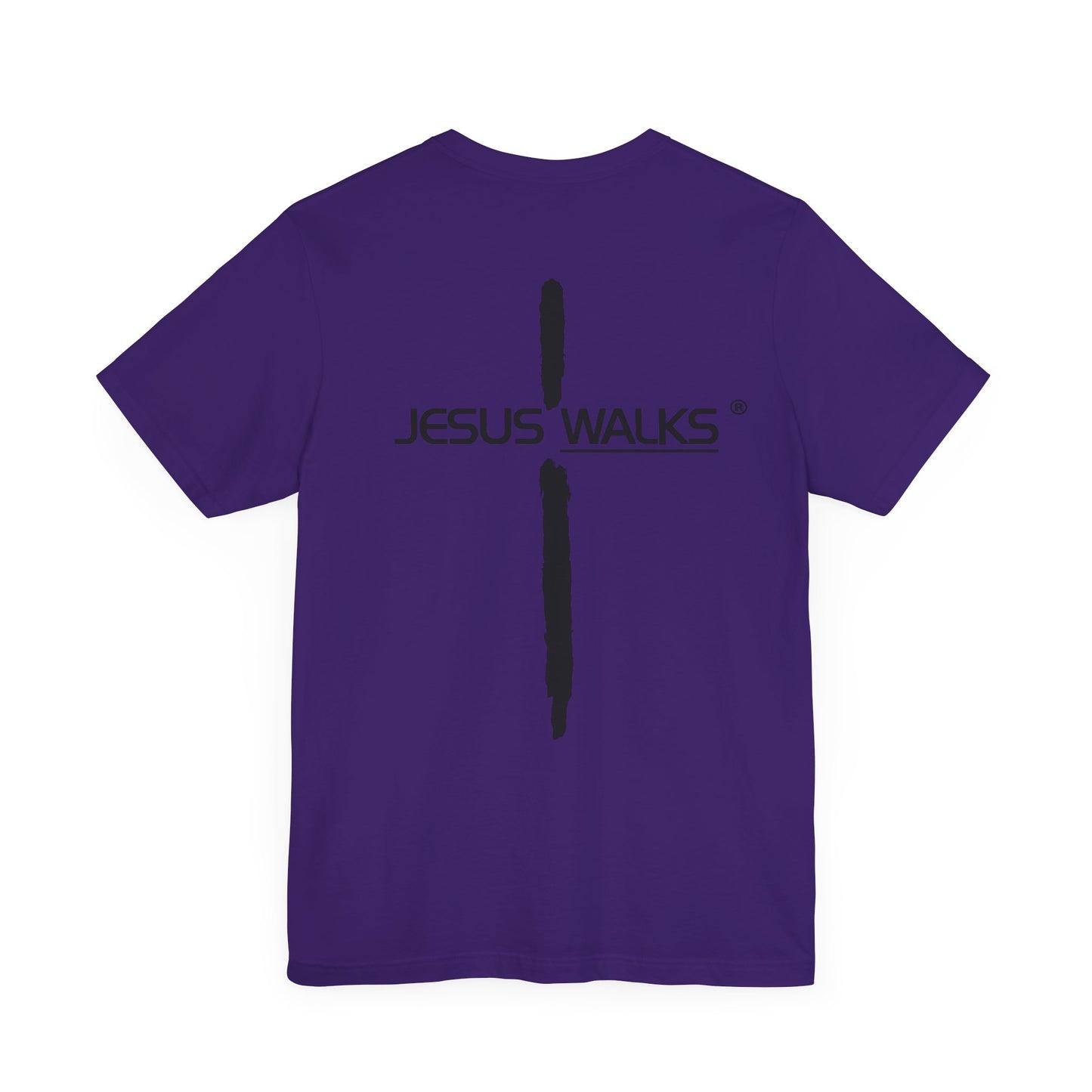Jesus Walks Unisex Short Sleeve Big Cross Tee