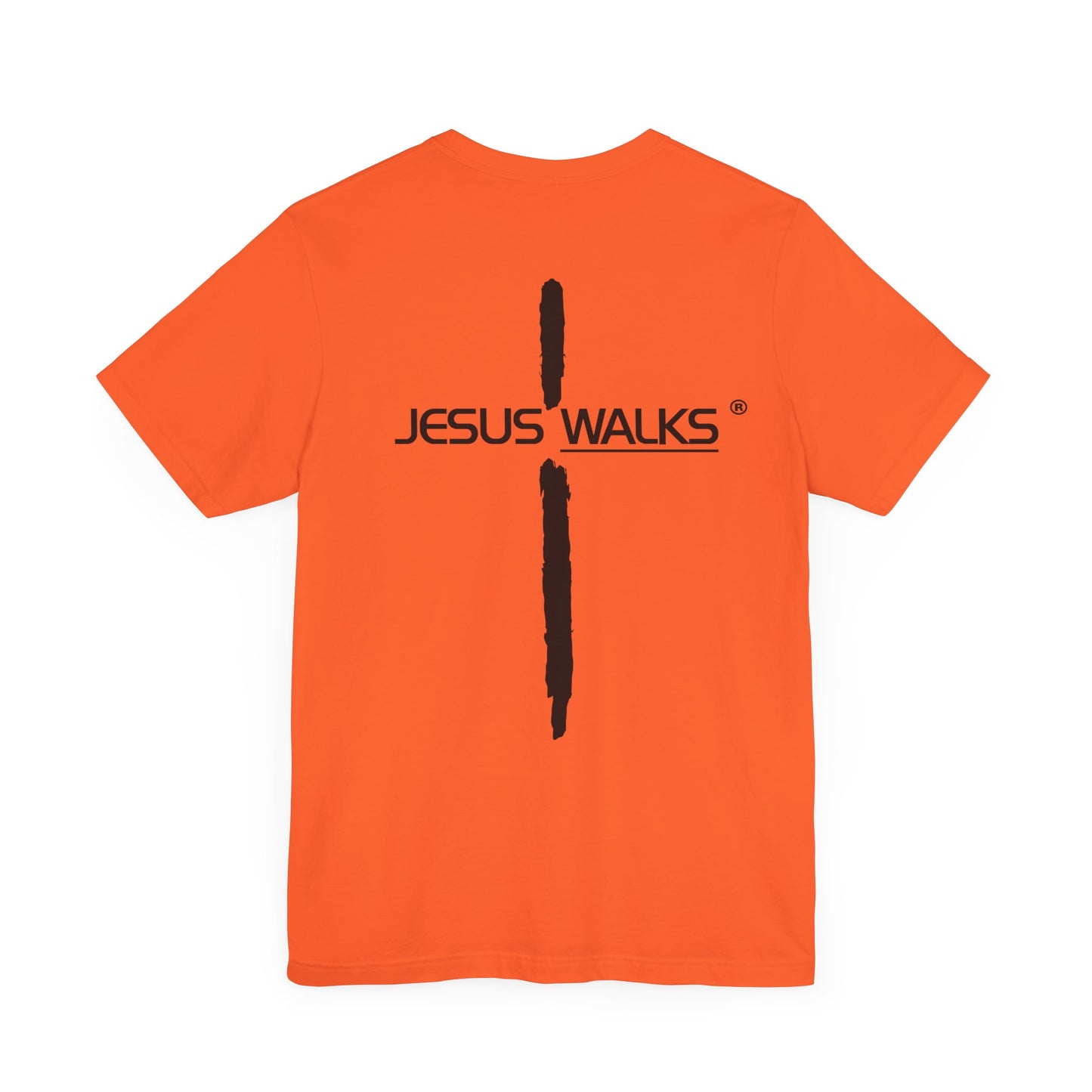 Jesus Walks Unisex Short Sleeve Big Cross Tee