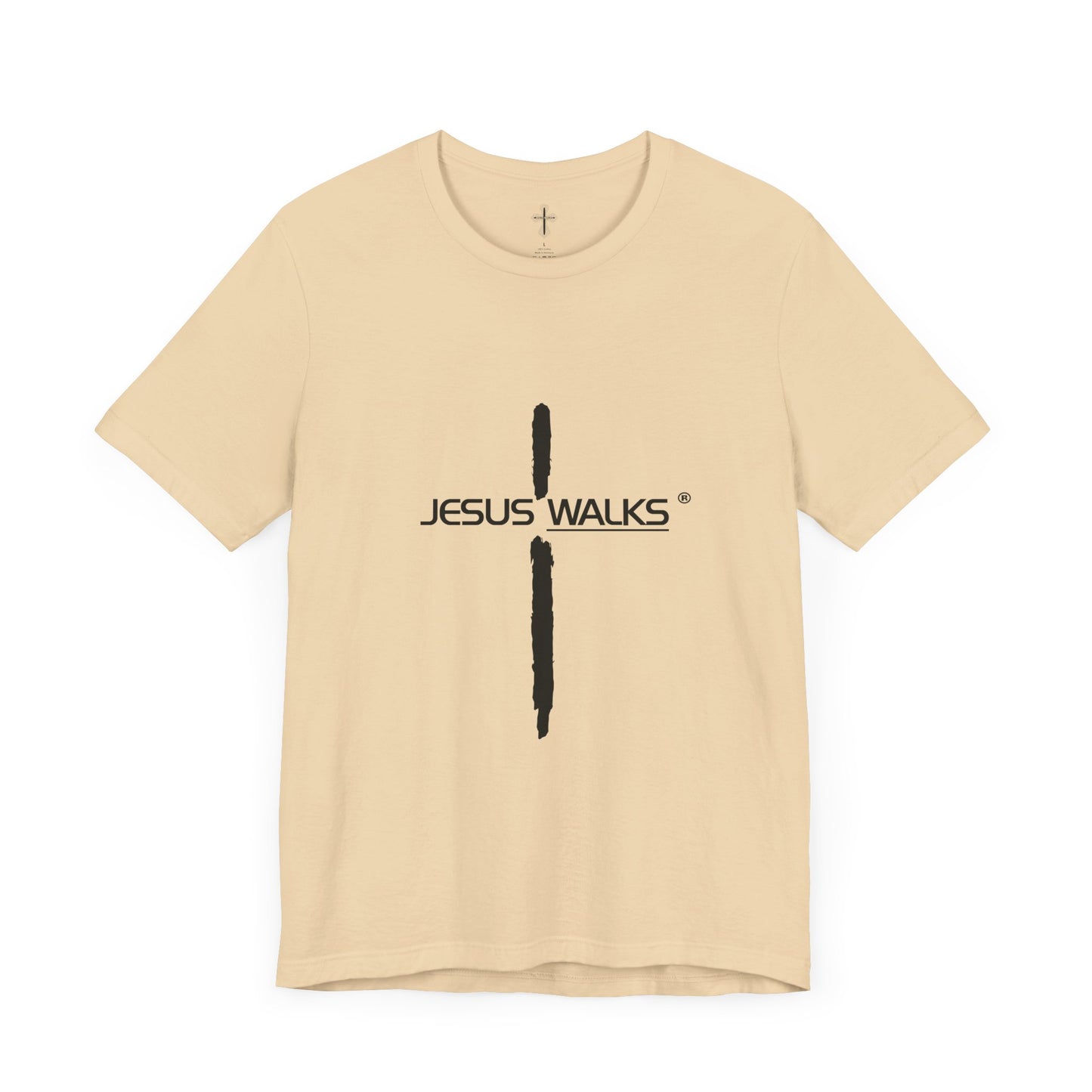 Jesus Walks Unisex Short Sleeve Big Cross Tee