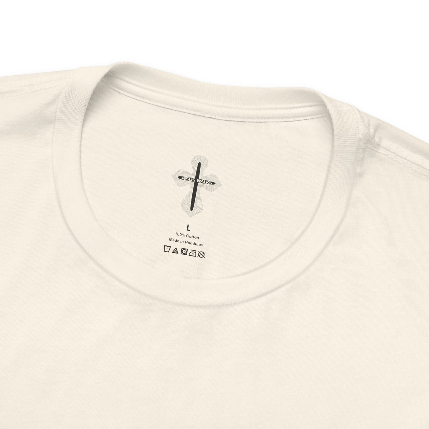 Jesus Walks Unisex Short Sleeve Big Cross Tee