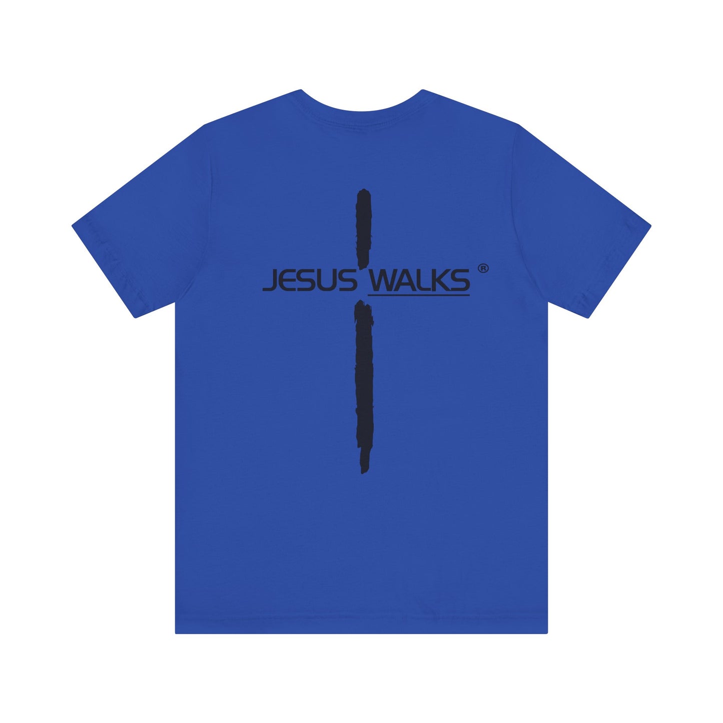 Jesus Walks Unisex Short Sleeve Big Cross Tee