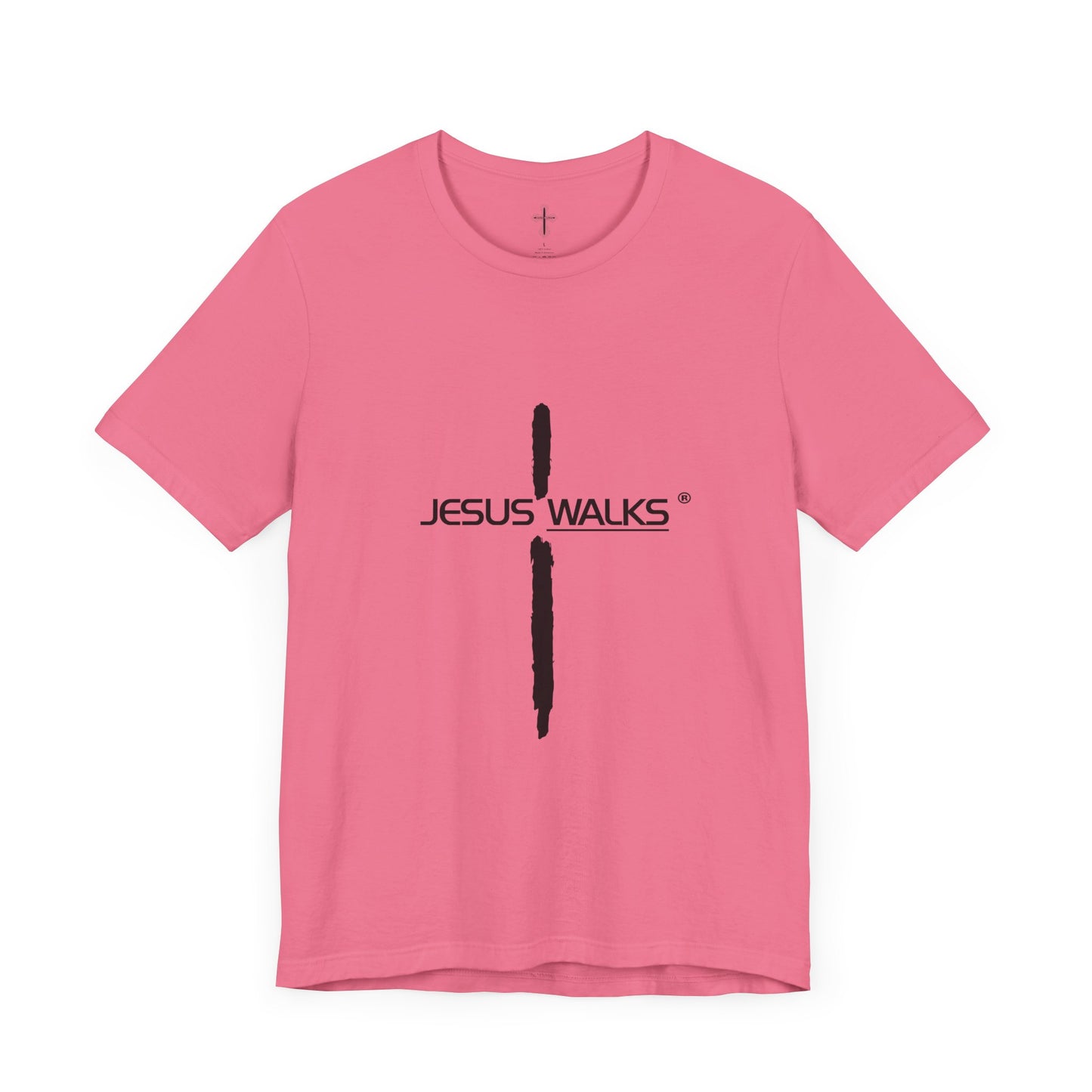 Jesus Walks Unisex Short Sleeve Big Cross Tee