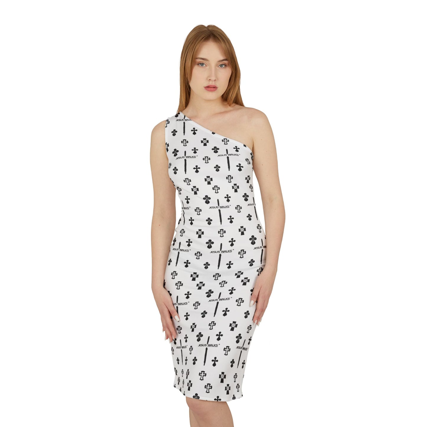 JESUS WALKS | Designer Shoulder Dress