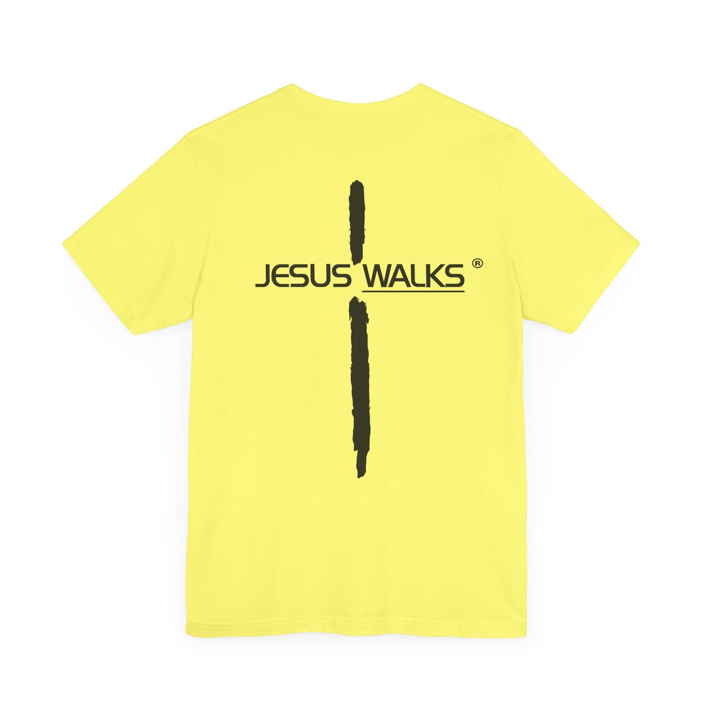 Jesus Walks Unisex Short Sleeve Big Cross Tee