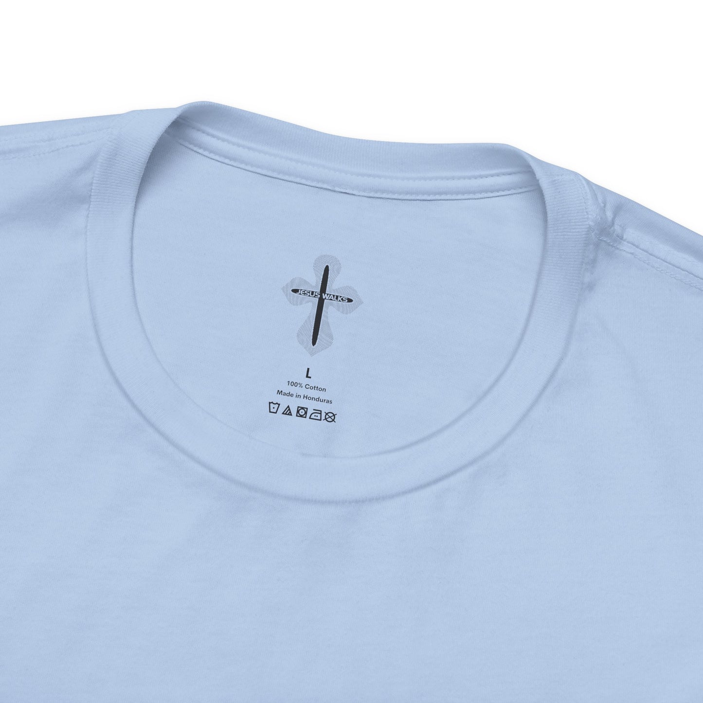 Jesus Walks Unisex Short Sleeve Big Cross Tee