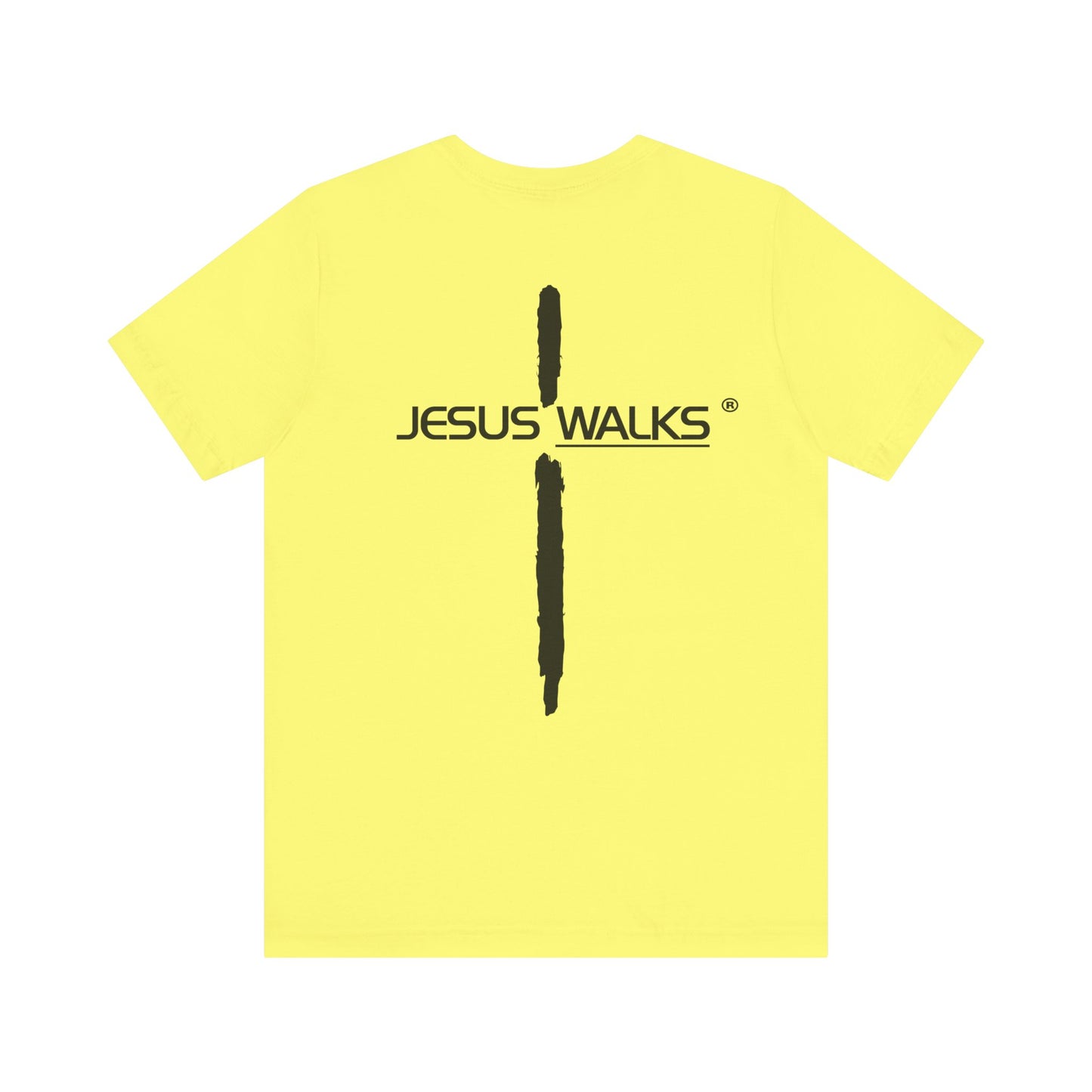 Jesus Walks Unisex Short Sleeve Big Cross Tee