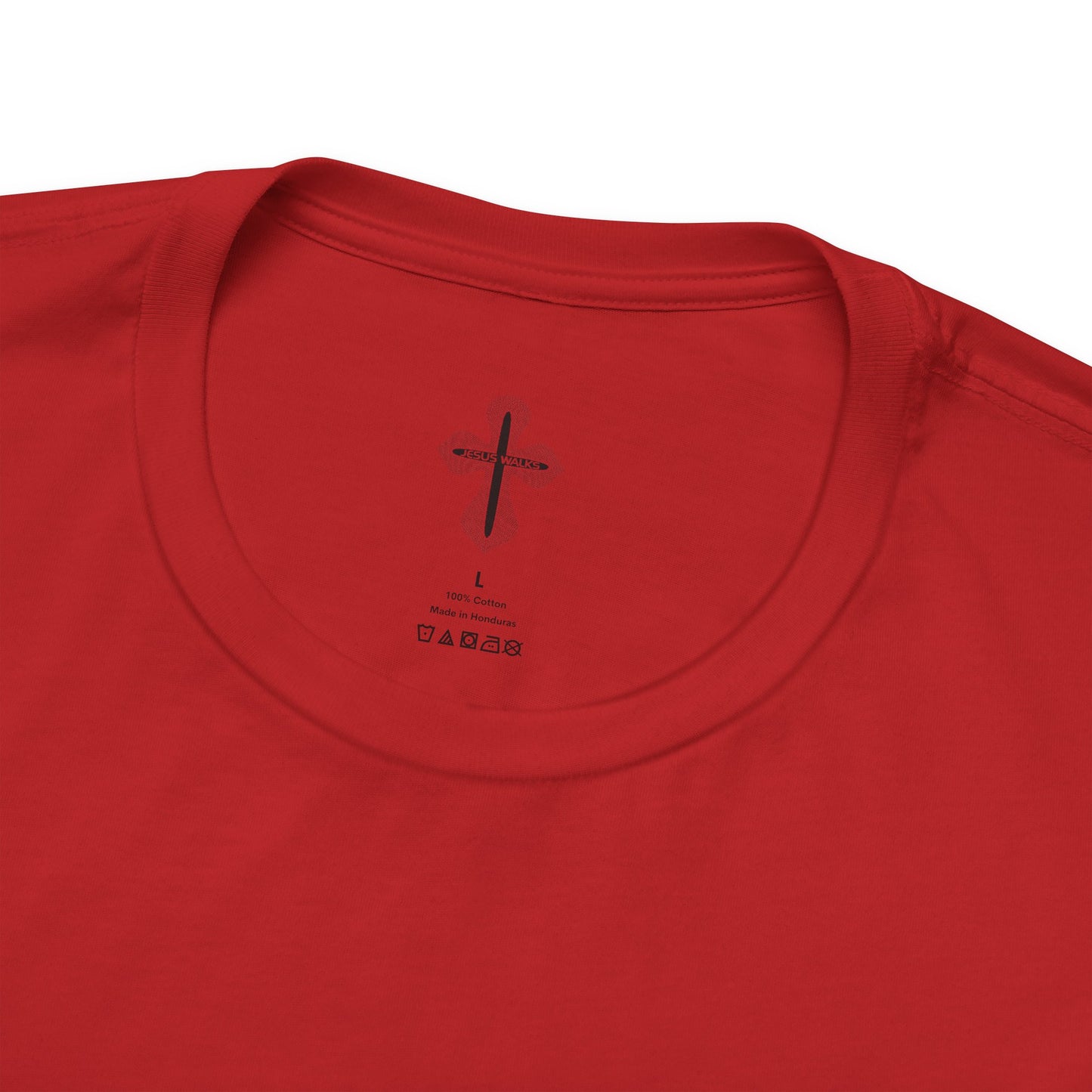Jesus Walks Unisex Short Sleeve Big Cross Tee