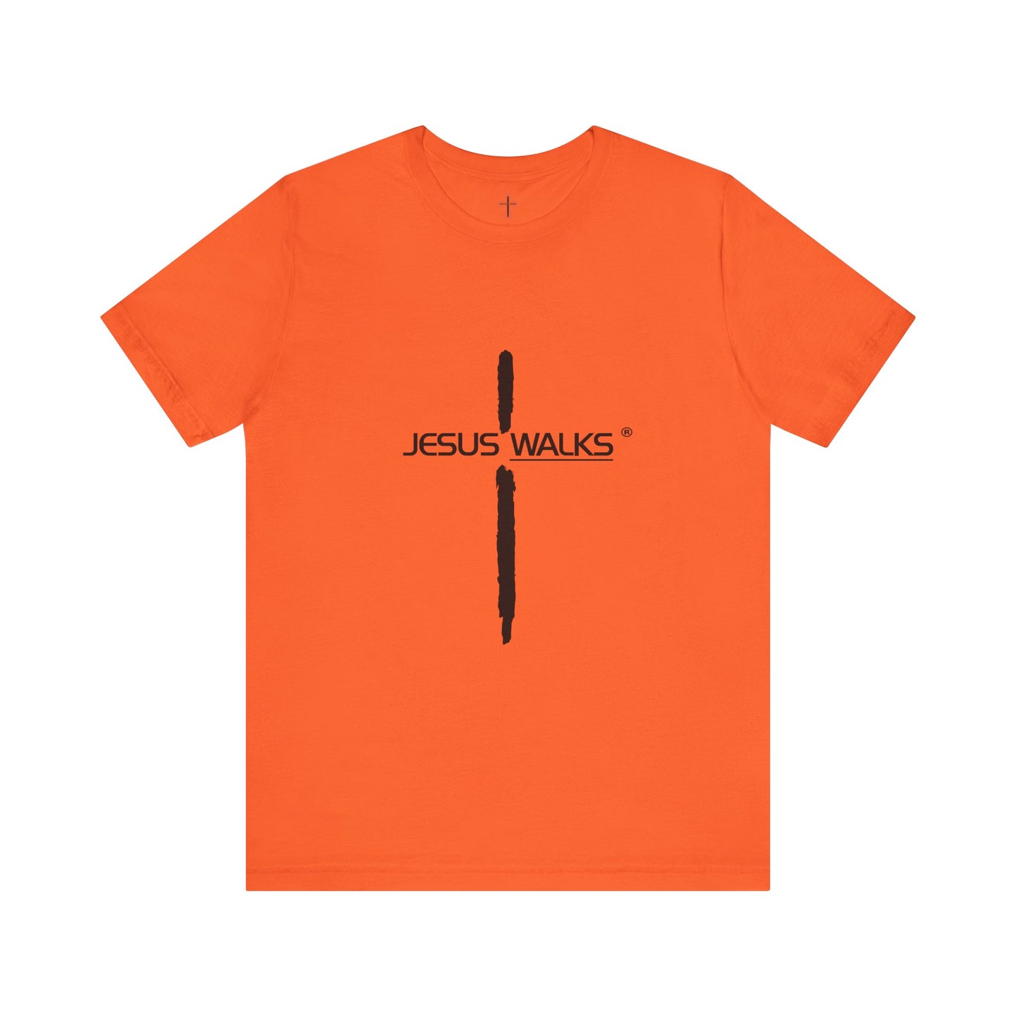Jesus Walks Unisex Short Sleeve Big Cross Tee