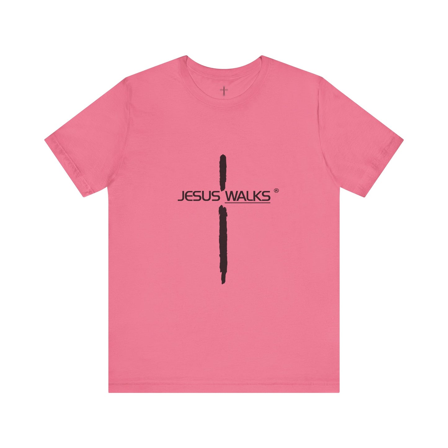 Jesus Walks Unisex Short Sleeve Big Cross Tee