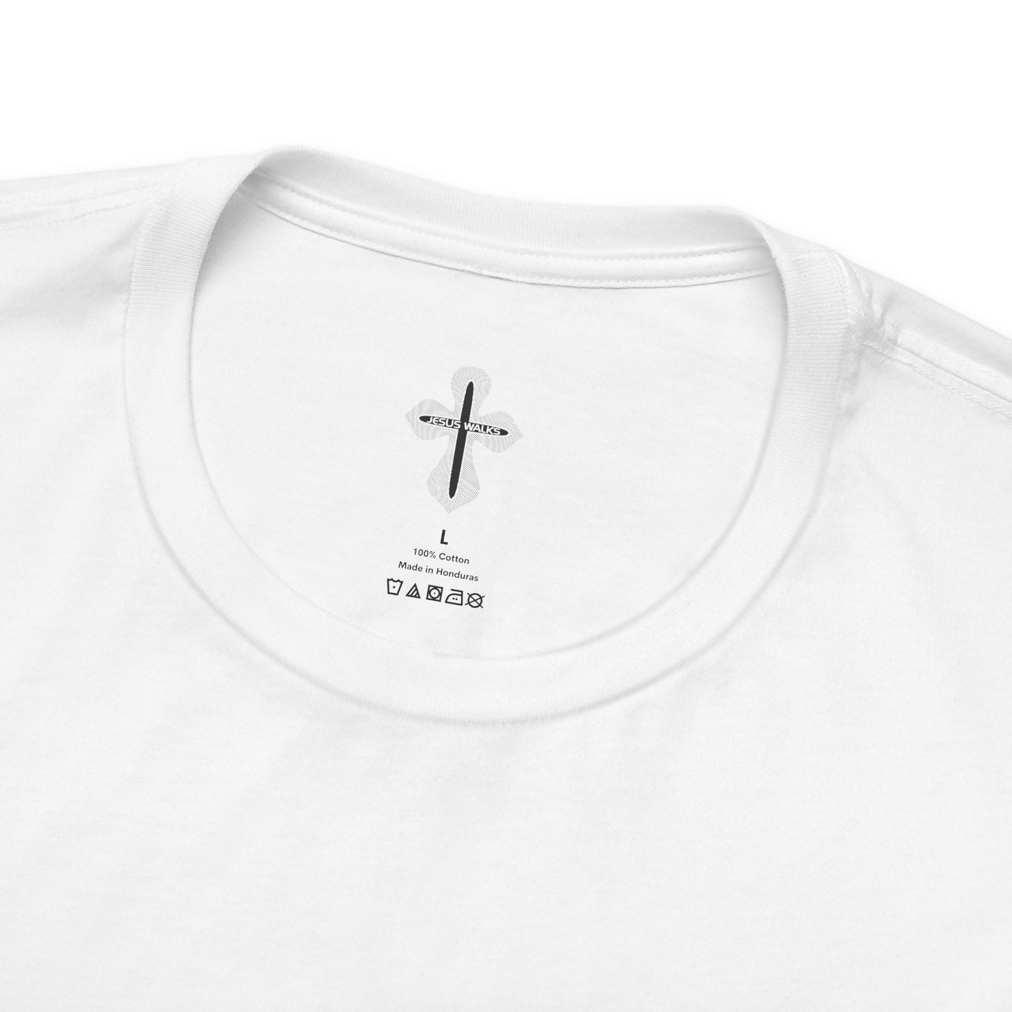 Jesus Walks Unisex Short Sleeve Big Cross Tee