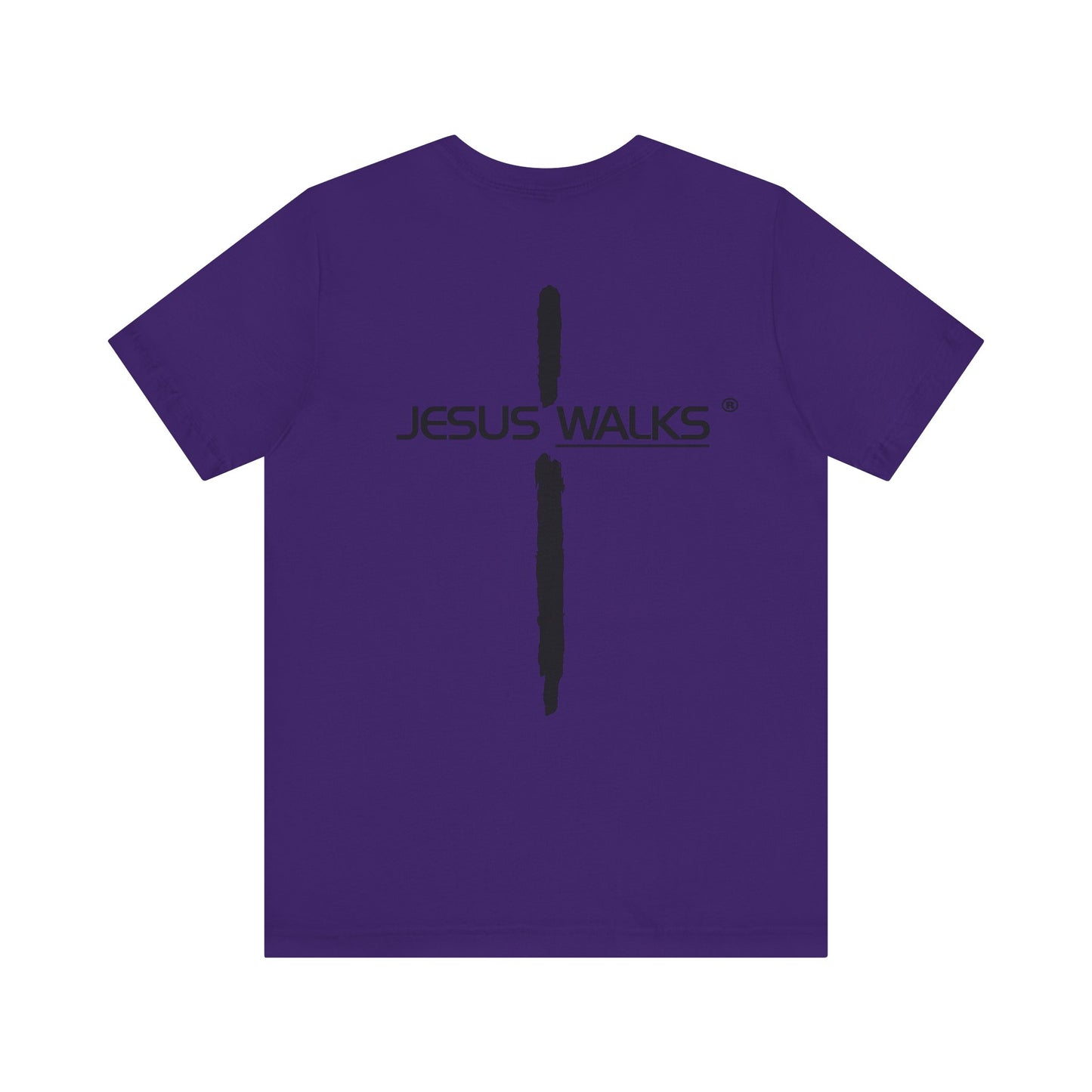 Jesus Walks Unisex Short Sleeve Big Cross Tee