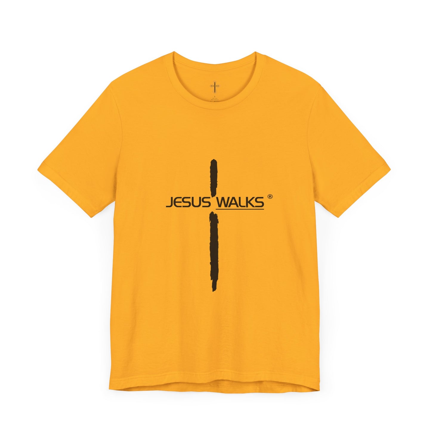 Jesus Walks Unisex Short Sleeve Big Cross Tee