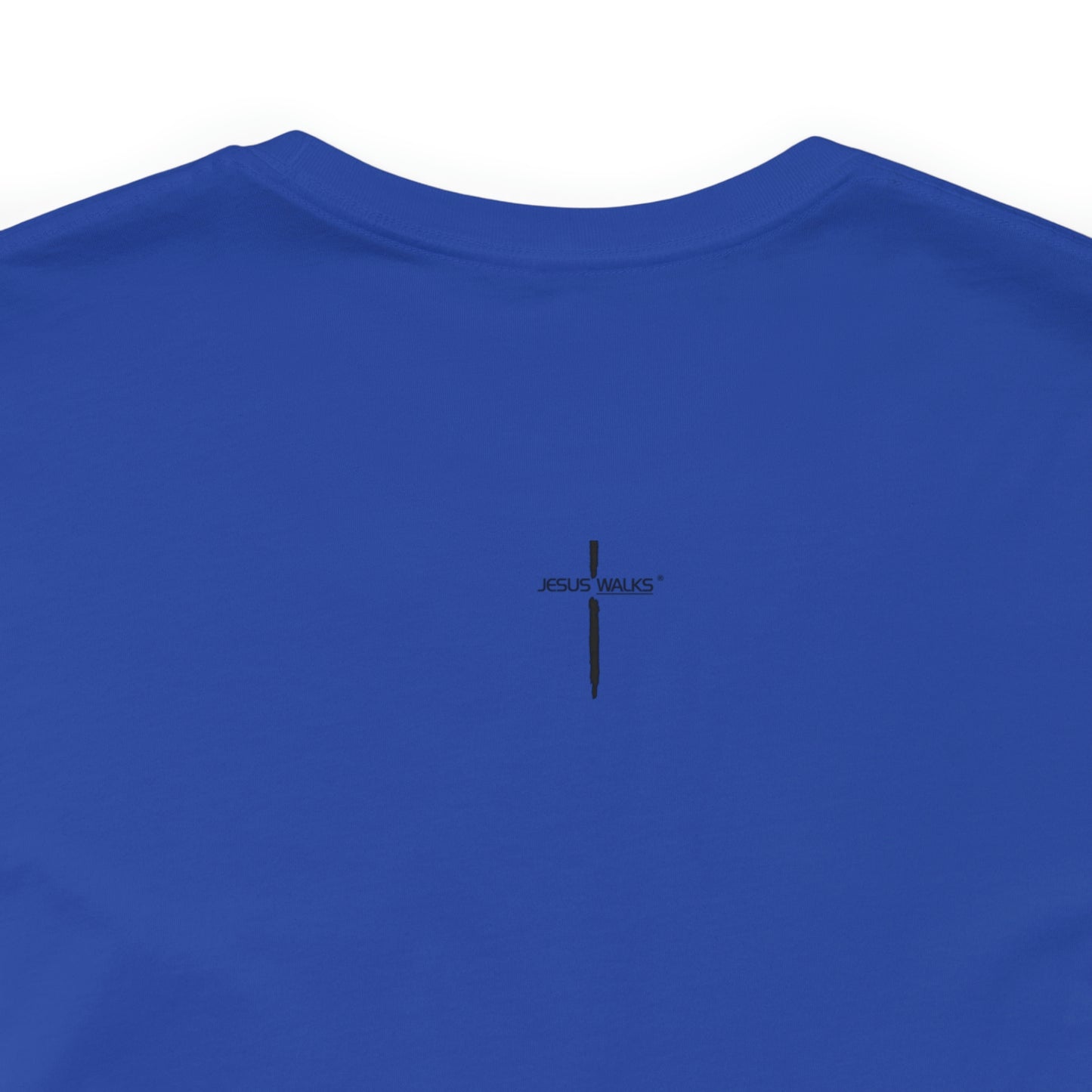 Jesus Walks Center Cross Short Sleeve Tee