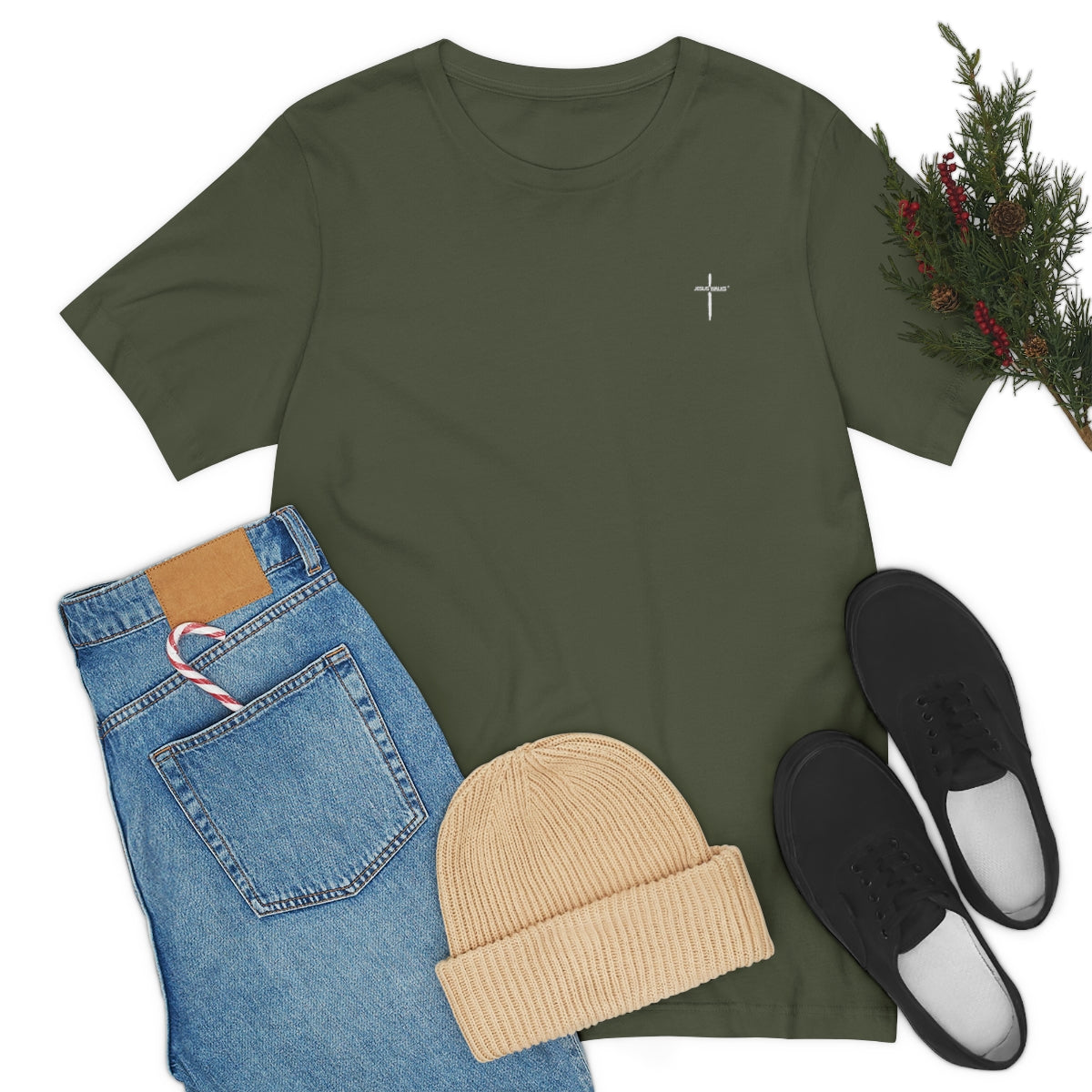 Jesus Walks Unisex Short Sleeve Tee