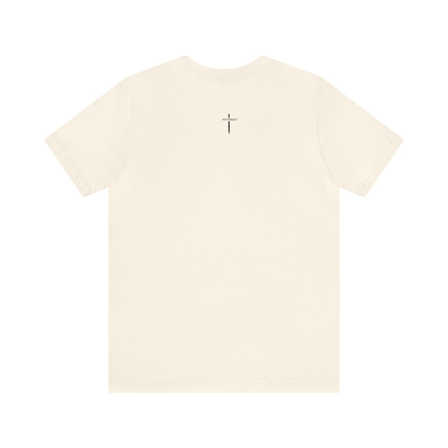 Jesus Walks Center Cross Short Sleeve Tee