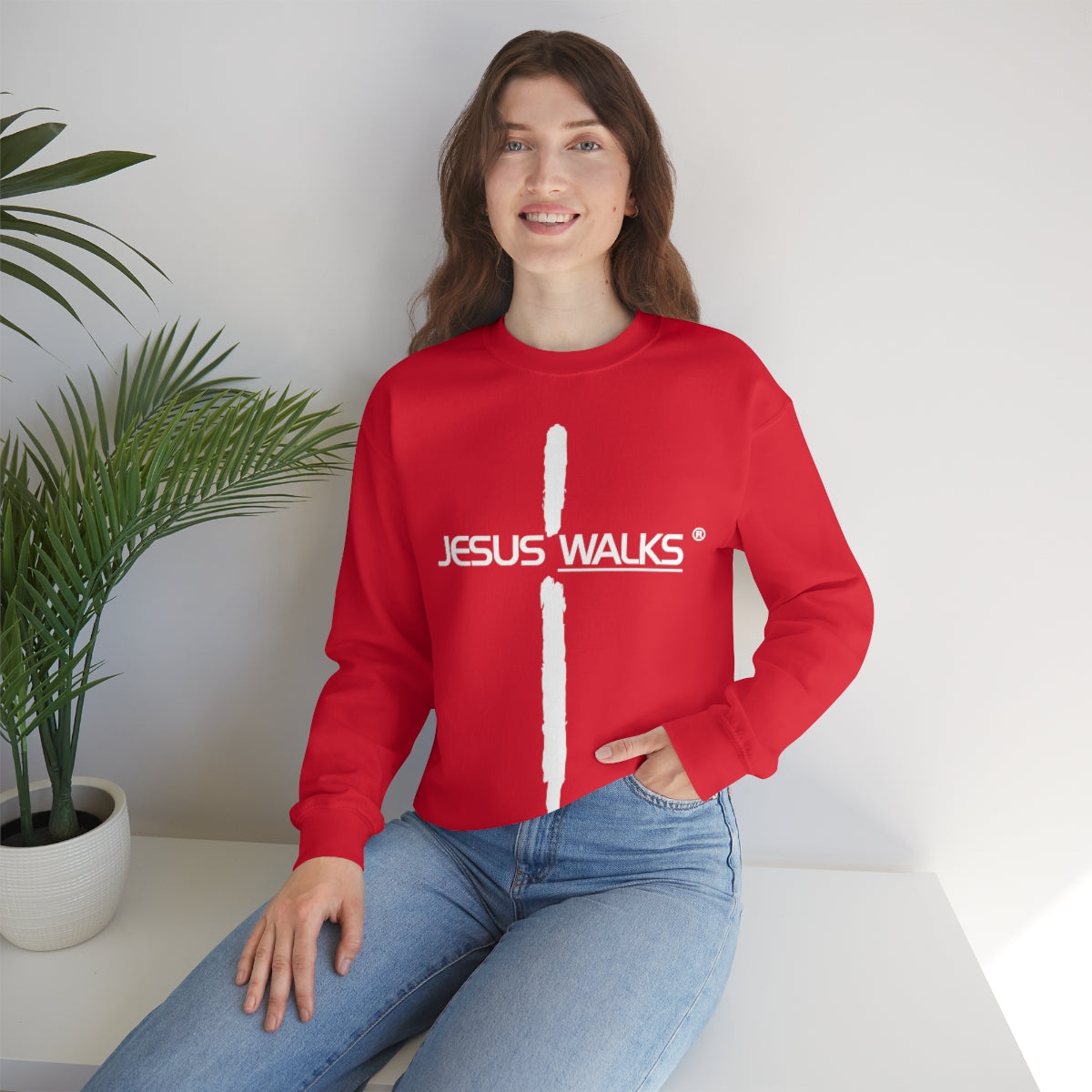 jesus-walks-unisex-heavy-blend-crewneck-sweatshirt. jpg