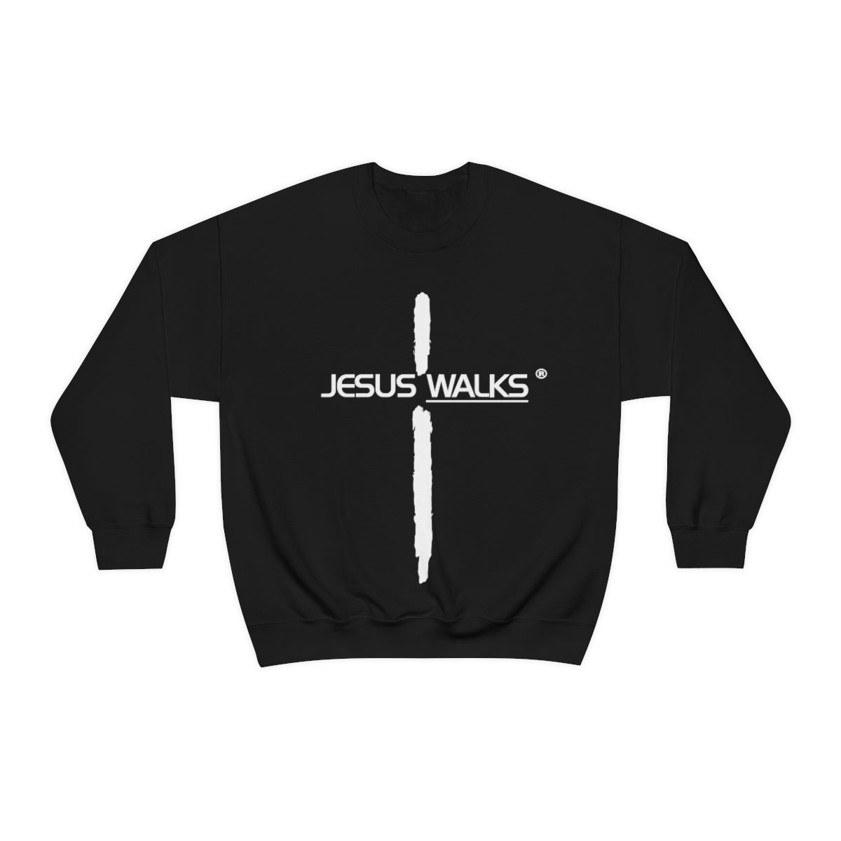 Jesus Walks Unisex Heavy Blend™ Crewneck Sweatshirt