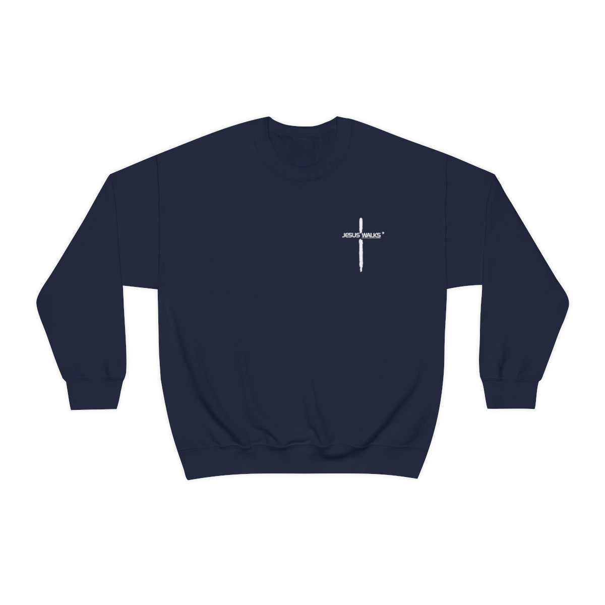 Jesus Walks Unisex Heavy Blend™ Crewneck Sweatshirt