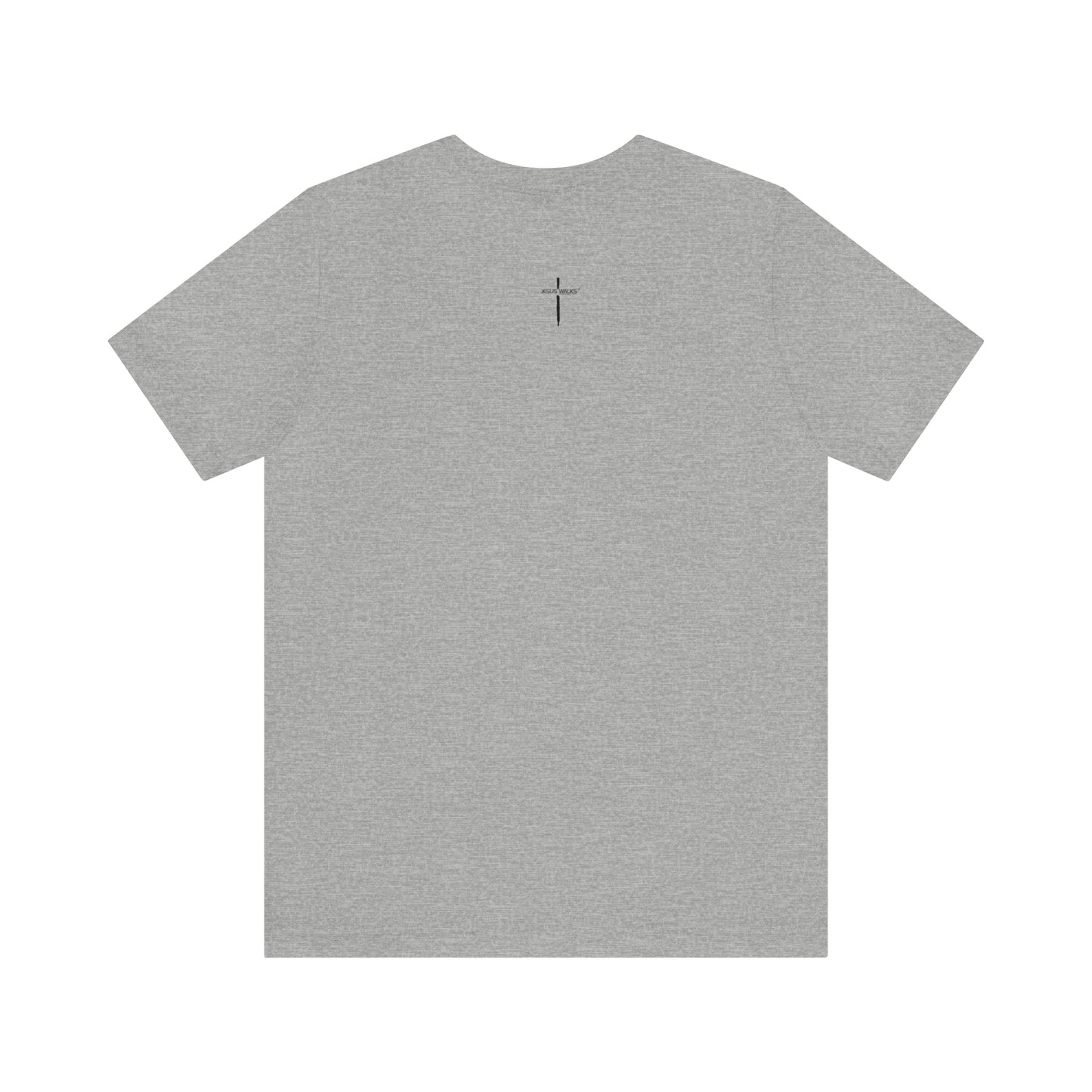 Jesus Walks Center Cross Short Sleeve Tee