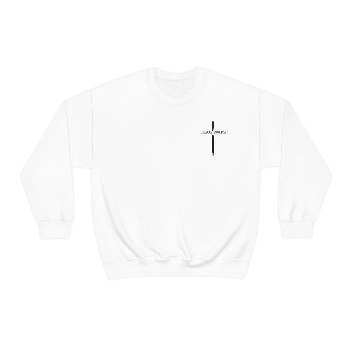 Jesus Walks Unisex Heavy Blend™ Crewneck Sweatshirt