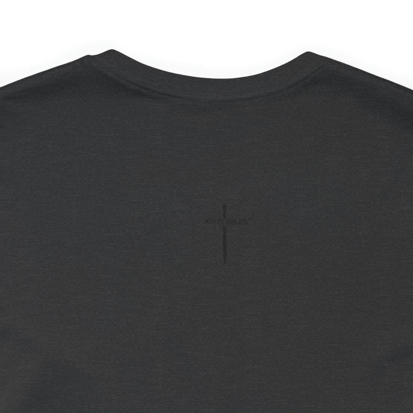Jesus Walks Center Cross Short Sleeve Tee