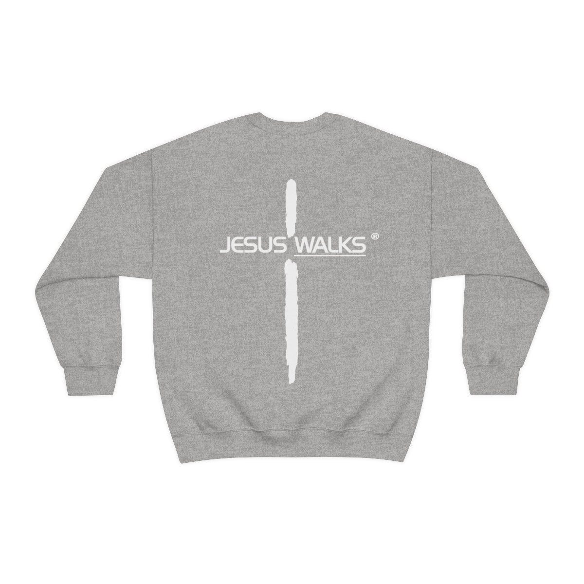 Jesus Walks Unisex Heavy Blend™ Crewneck Sweatshirt