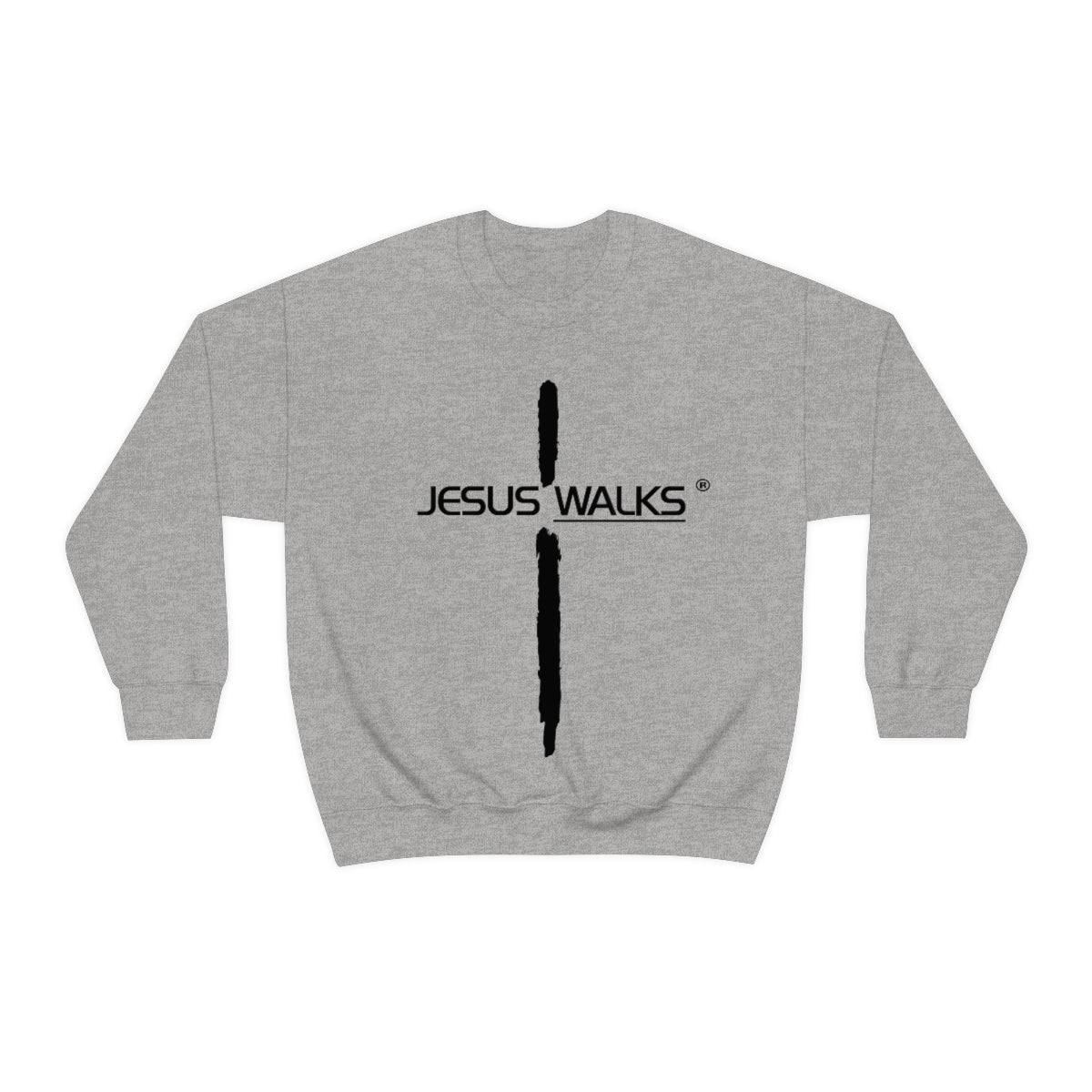 Jesus Walks Unisex Heavy Blend™ Crewneck Sweatshirt