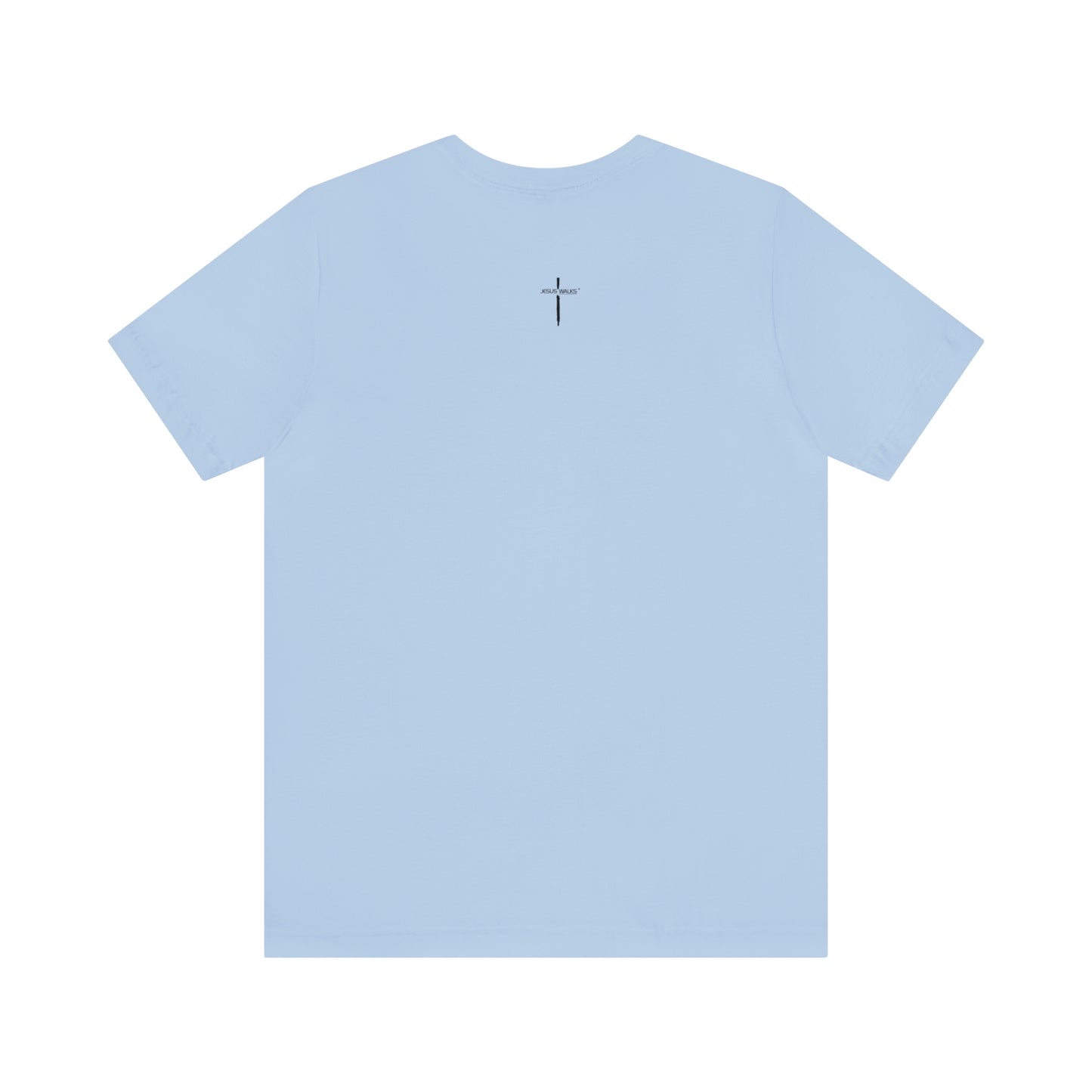 Jesus Walks Center Cross Short Sleeve Tee