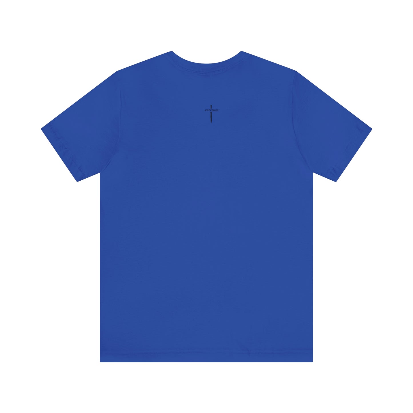 Jesus Walks Center Cross Short Sleeve Tee