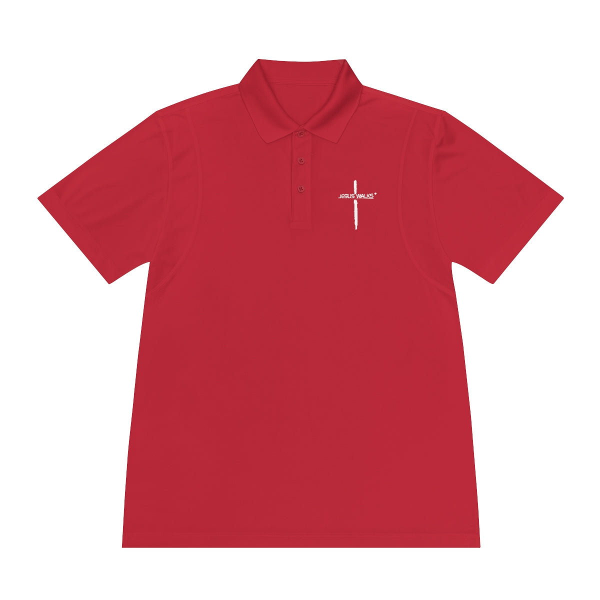 Jesus Walks Unisex Sport Polo Shirt