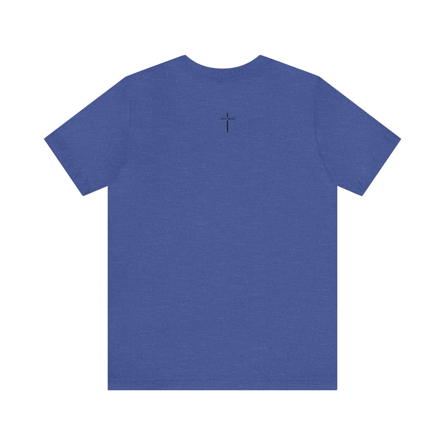 Jesus Walks Center Cross Short Sleeve Tee