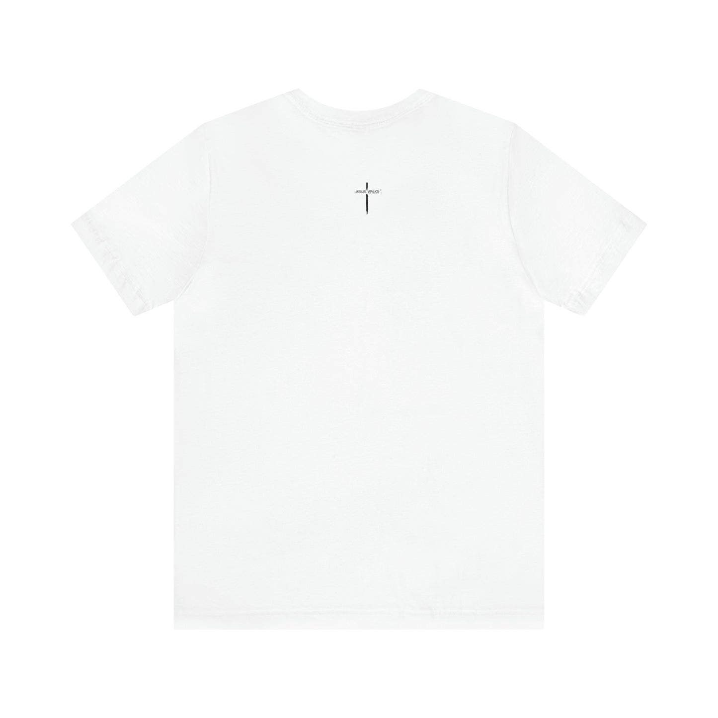 Jesus Walks Center Cross Short Sleeve Tee