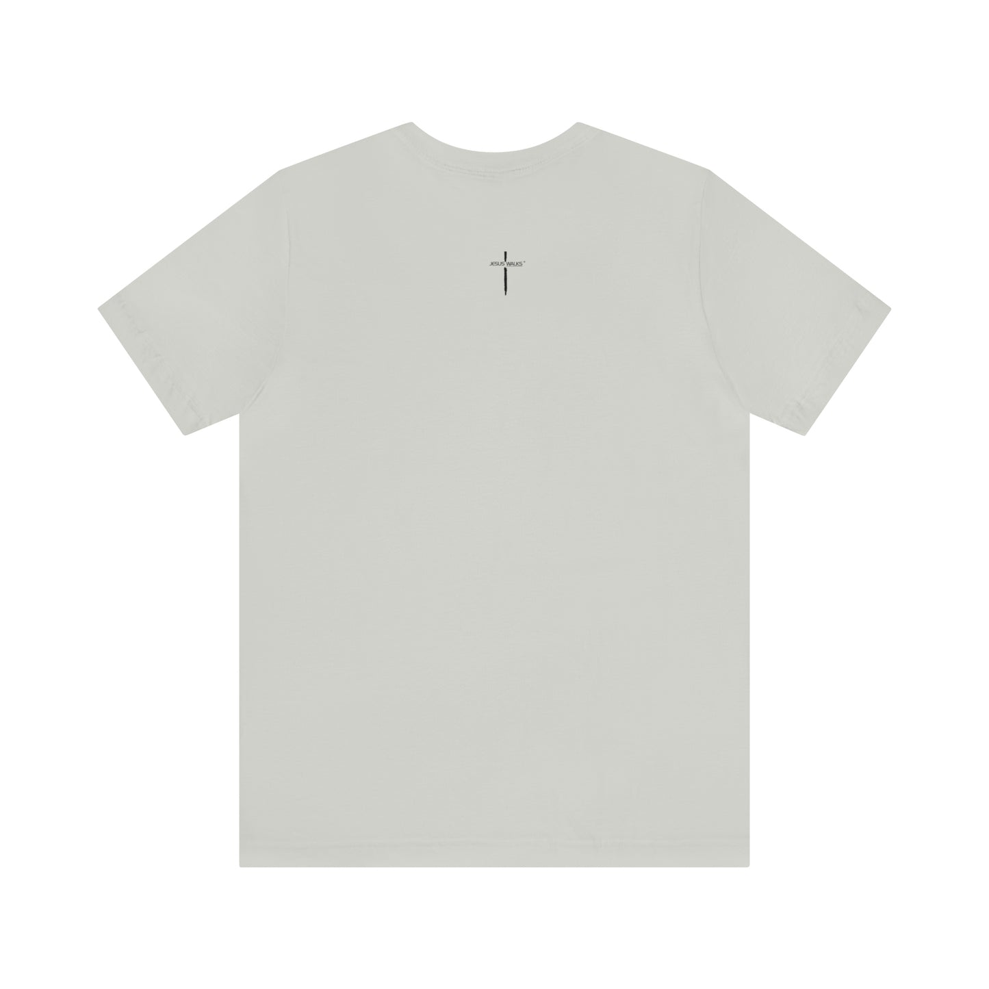 Jesus Walks Center Cross Short Sleeve Tee
