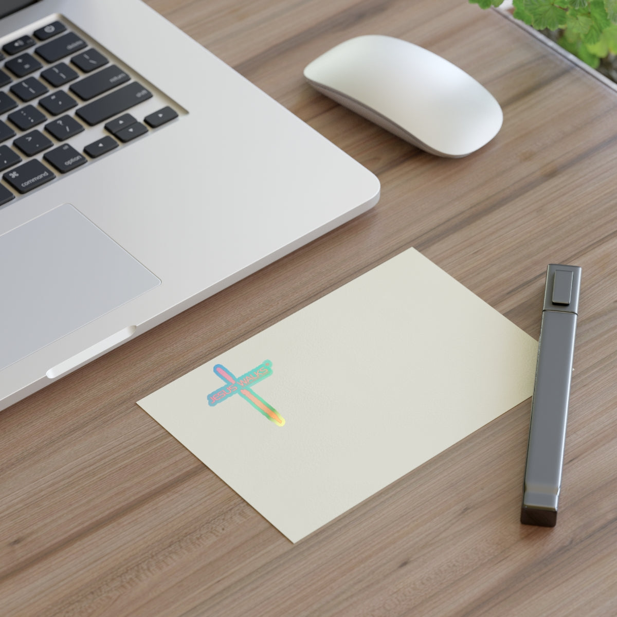 Jesus Walks Logo Vinyl Sticker